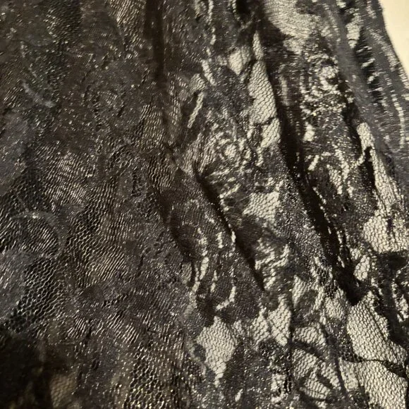 LulaRoe Black Lace Lucy skirt Size: Medium - Picture 6 of 11